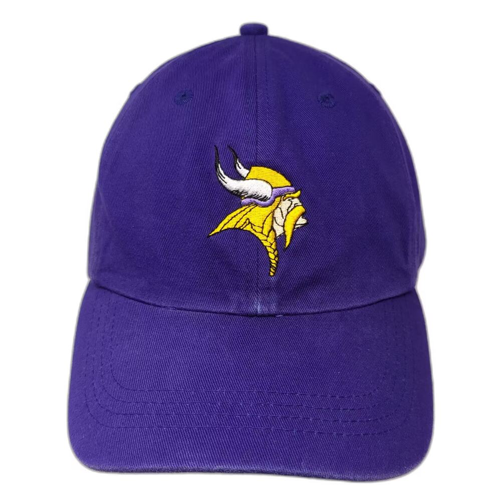 Minnesota Vikings NFL Logo Athletic Cap Purple One Size FedEx Embroidered Logo